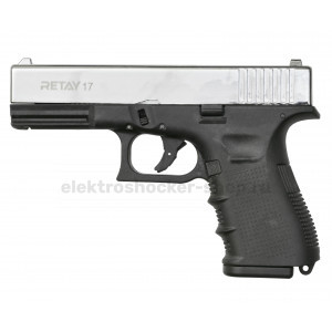 СХП Охолощенный пистолет Retay 17 Glock, кал. 9 мм, никель СХП Охолощенный пистолет Retay 17 Glock, кал. 9 мм, никель